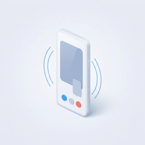 Smartfon z interfejsem połączenia wideo — ikona aplikacji mobilnej